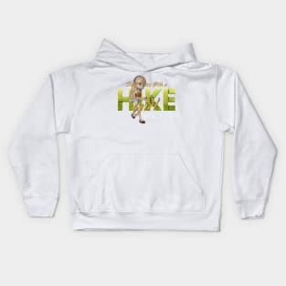 Don't Mess With a Hike Girl Kids Hoodie